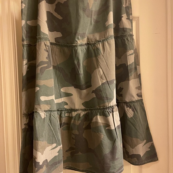 Vintage camouflage tier skirt set size xl in good condition . - Picture 9 of 9